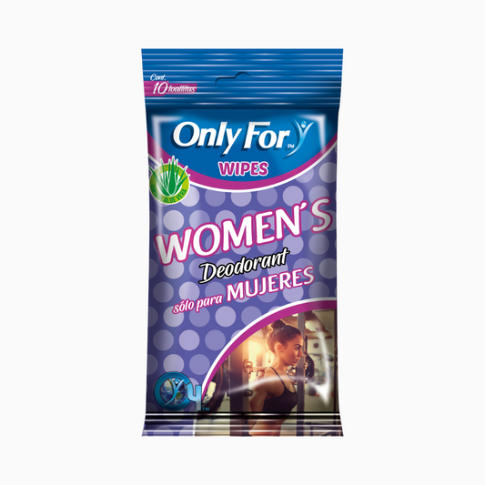 Only For Toallitas Desodorante para Mujeres