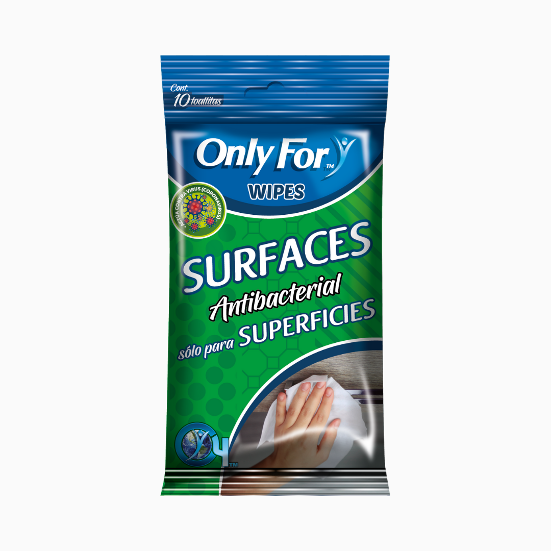 Only For Toallitas Antibacteriales para Superficies