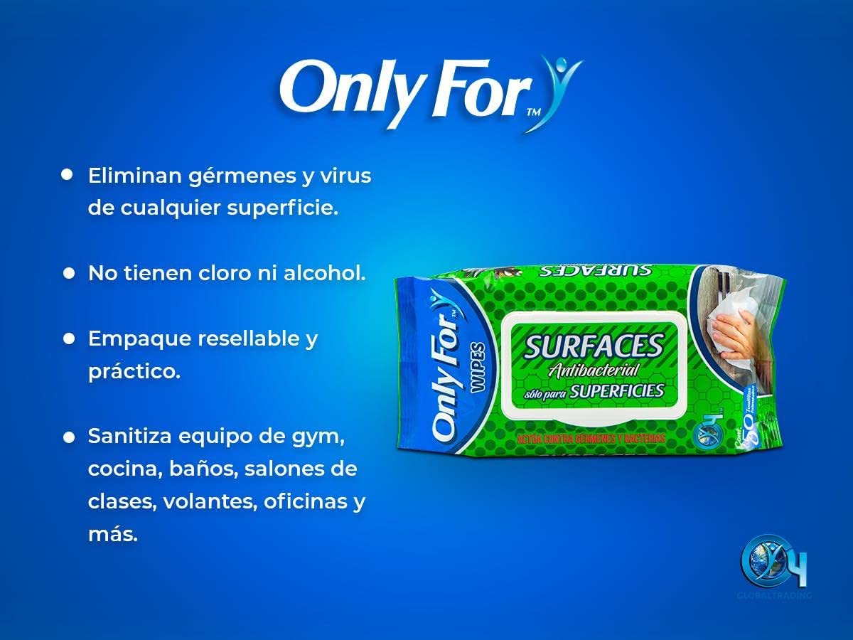 Toallitas para Superficies Sanitizantes Multiusos