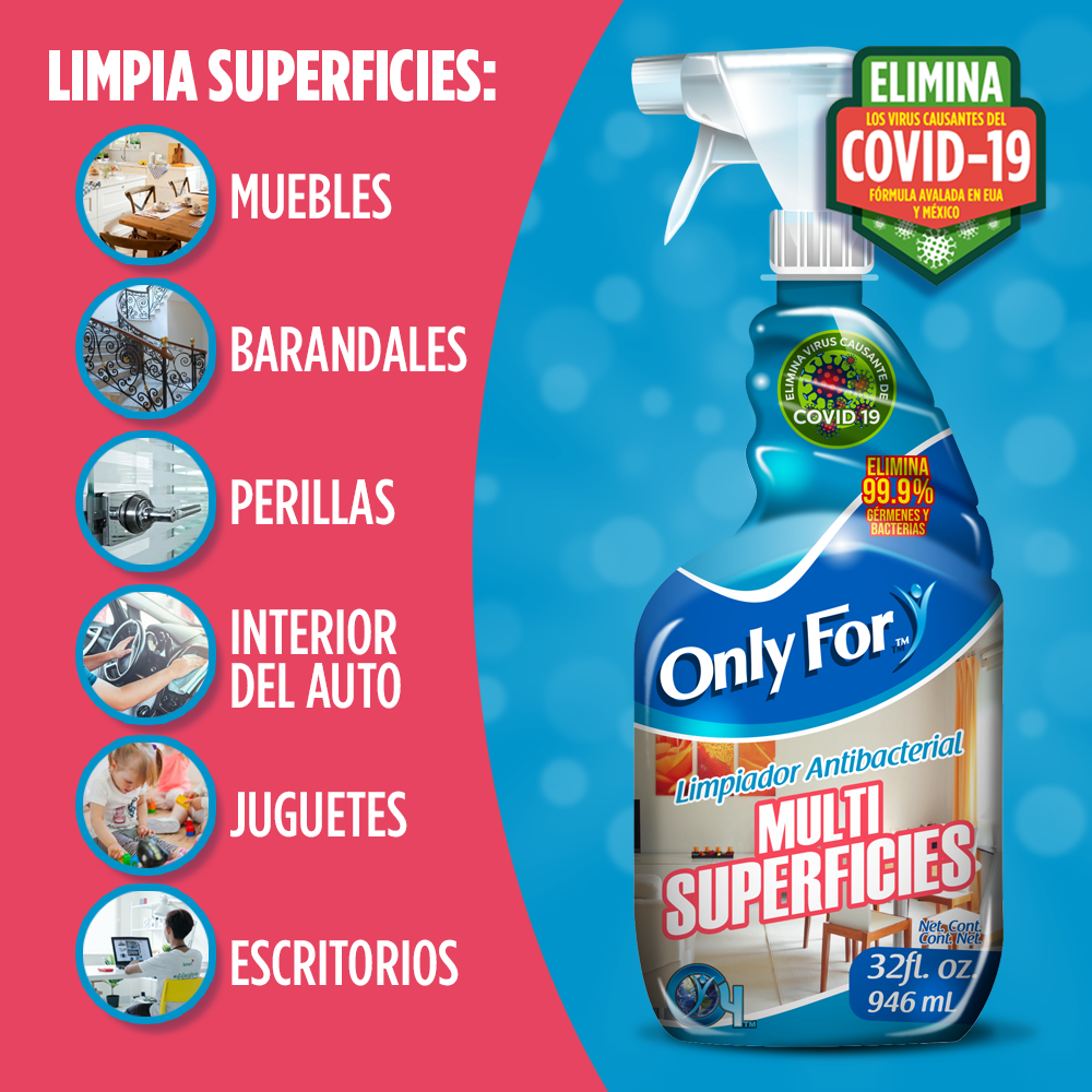 Antibacterial Multisuperficies Only For